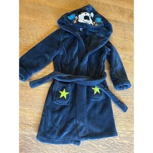 PL Sleep Little Boys' Robe Size 5 – Navy Blue